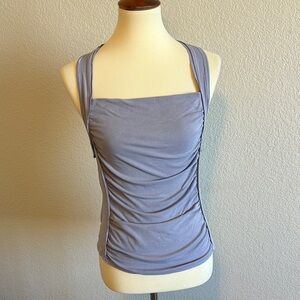 We The Free Purple Ruched Tank Top NWT Size Medium